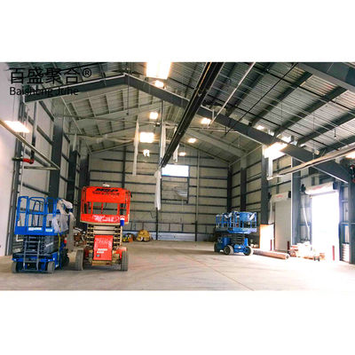 Prefab çelik depo yapısı atölyesi depolama çözümü için hangar bina tasarımı