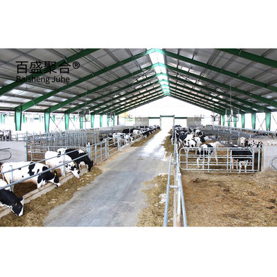 Modern Tasarım Çelik Yapı Sığır Sığır Süt Fabrikası Sütçülük Çiftliği Çadırı Çelik kirişli bina H kirişli kirişli bina