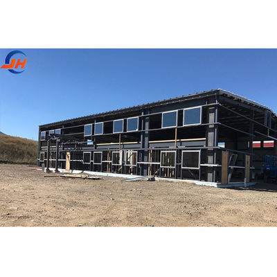 Hafif Çelik Q355 Q235 Ana Çerçeve Hızlı Montaj için Hazırdan Yapılmış Metal Bina