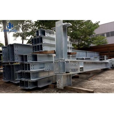 Düşük Karbonlu Çelik Q235 Q345 Galvanizli Çelik Depo Atölyesi Hangar Garaj Yapısı