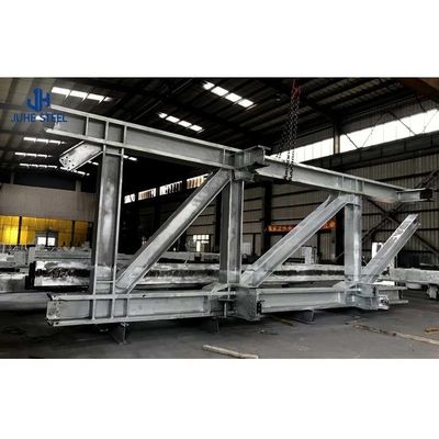 Düşük Karbonlu Çelik Q235 Q345 Galvanizli Çelik Depo Atölyesi Hangar Garaj Yapısı