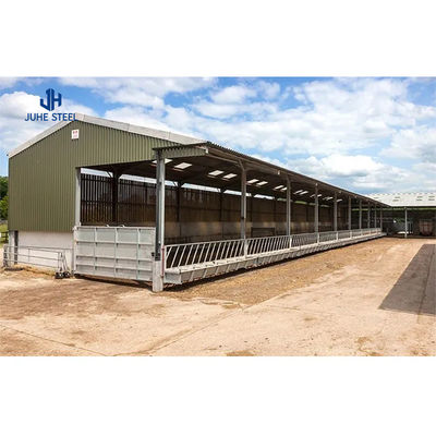 Çelik yapısı ve tek çelik yapraklı çatı duvarı ile prefabrik domuz çiftliği evi