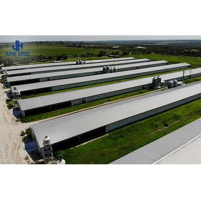 Tavuk evi tasarımı ve inşası için özel çelik tavuk yetiştirme ekipmanları