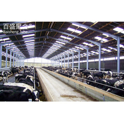 Prefab Sığır Çiftliği Çadırı Çiftlik Bina Tasarımı Metal Çelik Yapı ve ASTM Standartı