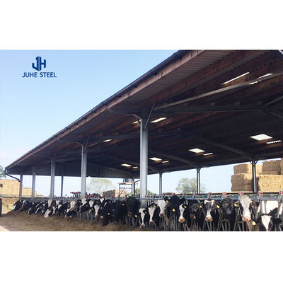 Prefab Sığır Çiftliği Çadırı Çiftlik Bina Tasarımı Metal Çelik Yapı ve ASTM Standartı