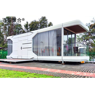 Villa Üretim Mobil Uzay Kapsula Evi Konteyner Evi Kapsula Ev Yaşam için Prefabrik Ev
