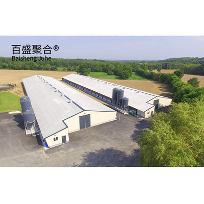 Hafif Çelik Çerçeve Broiler Sandviç Panel Çatı ve Özel Renklerle Tavuk Çadırı