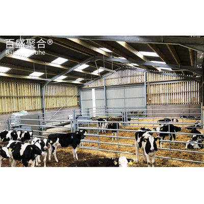 Kesim hizmeti Q235 Tavuk Domuz Keçi Sığır için düşük karbonlu çelik taşınabilir çiftlik kulübe
