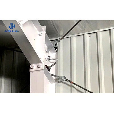 Metal İnşaat Depoları Hazır Yapılı Binalar için Hafif Çelik Yapı Çerçeve