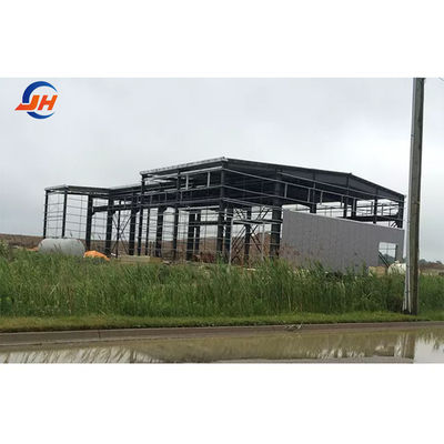 Q355 Q235B Büyük Aralıklı Çelik Yapı Atölyesi için Sıcak Lastiklenmiş Yapısal Çelik H kirişleri