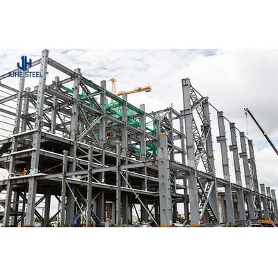 Büyük Aralıklı Çelik Yapı Fabrika Çerçevesi Depolama Uygulamasında Prefab Depo Fiyatları