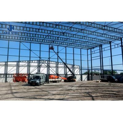 Büyük Aralıklı Çelik Yapı Fabrika Çerçevesi Depolama Uygulamasında Prefab Depo Fiyatları