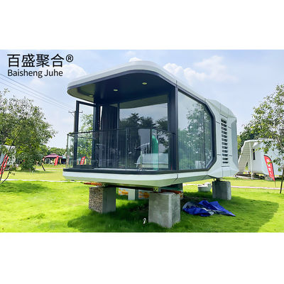 Carport 20ft 40ft Özel Modern Prefab Mobil Ev Akıllı Elma Kabin Hazır Yapılmış Ev