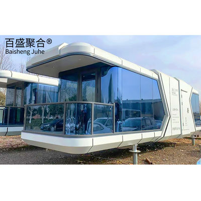 Carport 20ft 40ft Özel Modern Prefab Mobil Ev Akıllı Elma Kabin Hazır Yapılmış Ev