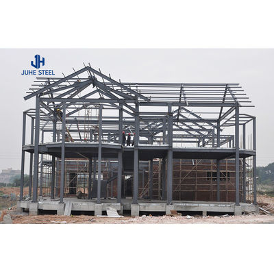 Q235Q345 Çelik yapısı Hızlı kurulum ve düşük karbonlu malzeme ile prefabrik ev