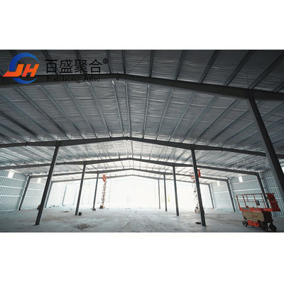 Kalite Q345 Q235 Hafif çelik ana çerçeve tasarımı Metal prefabrik depo binası