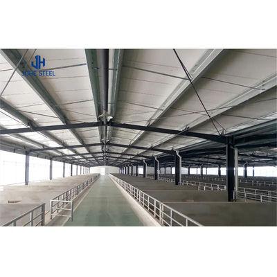 Modern Keçi Ahırı Saldırma hizmeti ile prefabrik çelik yapısı Sığır Ahırı Çiftliği