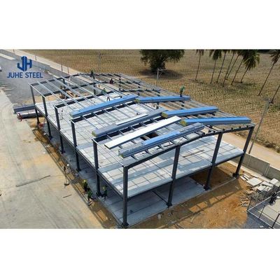 Q235B Alüminyum Alaşım Pencere Uygulamalı Çelik Yapı Bina Uzun Uzaylı ızgara yapısı