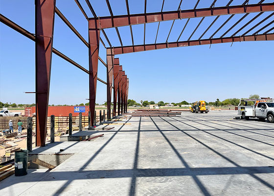 Yüksek Toleranslı Prefab Metal Yapı Depo Çelik Yapı CE / ISO9001 ile