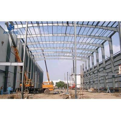 Hafif çelik Q355 Q235 Çerçeve Prefab çelik yapısı Depo için hangar Atölyesi Evi