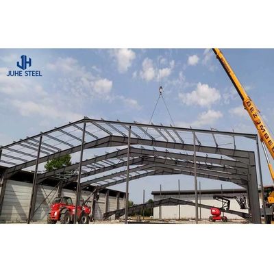 Hafif çelik Q355 Q235 Çerçeve Prefab çelik yapısı Depo için hangar Atölyesi Evi