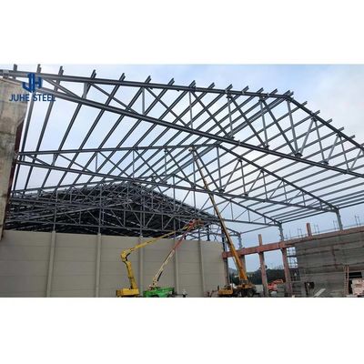 Hafif çelik Q355 Q235 Çerçeve Prefab çelik yapısı Depo için hangar Atölyesi Evi