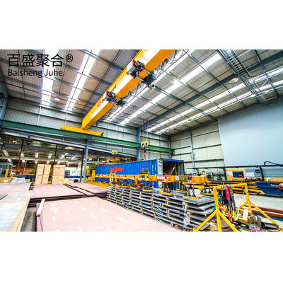 Q235 Q355B Büyük metal ambarları Atölyeleri Boyalı yüzey işlemi