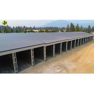 Q235 Q355B sınıfı bina için özel prefabrik çelik metal çerçeve yapısı