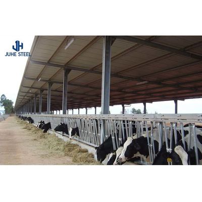 Prefabrik Çelik Yapı Hayvanlık Sarayı Yüksekliği 2-10 Metre Domuz Çiftliği Evi için