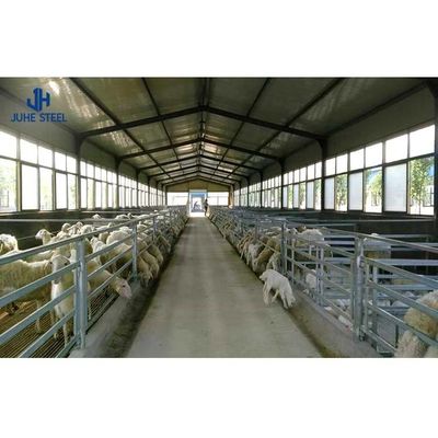 Q235 Q355B Çelik Hayvan Sığınağı Tavuk Çiftliği Düzenleme Tasarımı Yakın Ev Tavuk Çiftliği