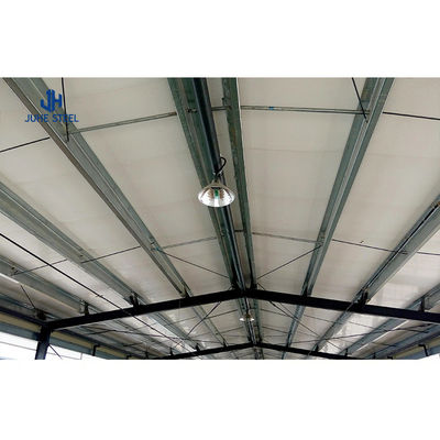 2-10m Yükseklik Çelik Yapı İnek Ahırı 48mm boru ile prefabrik depo binası