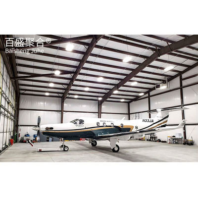Prefab çelik atölyesi Q235/Q345B sınıfı SS400 İnşaat Depoları Hangar binaları