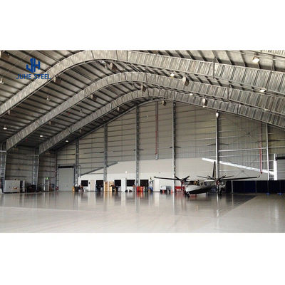 Hafif Ağırlıklı Çelik Yapı Uçak Hangarı Hangar için Metal Çerçeve Modern Özel