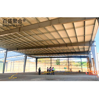 Painted Steel Fabricated Workshop for Prefabricated Light Structural Construction (Önceden Yapılandırılmış Hafif Yapısal İnşaat için Boyalı Çelik Fabrikasyon Atölyesi)