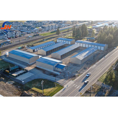 Çelik Çerçeve Yapısı Endüstriyel Atölye Binası için Ön Yapı Metal Depo