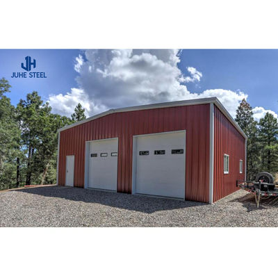 Q235B/Q345B Low Carbon Steel Metal Garage Shed Building with Prefabricated Structure (Küçük Karbon Çelik Metal Garaj Şedi Yapısı)