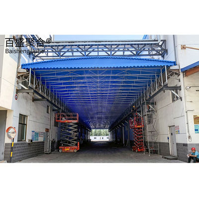Çelik malzeme geri çekilebilir Carport Katlanabilir Garaj Çadır Çadırı Karavan ve Carport için