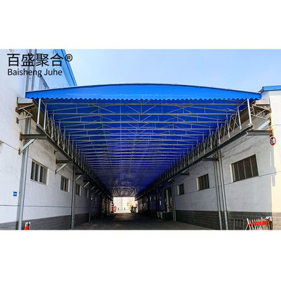 Çelik malzeme geri çekilebilir Carport Katlanabilir Garaj Çadır Çadırı Karavan ve Carport için