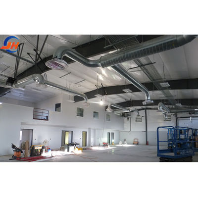 Etiyopya için özel prefabrik inşaat iki katlı çelik yapı bina tasarımı