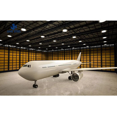 Prefab Hangar Dükkanı Çelik Yapı Dükkan Yapısı için Uçak Hangarı
