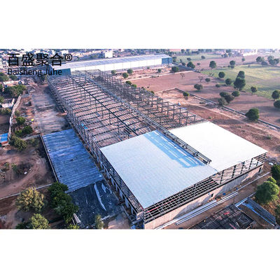 Decoiling Servisi Q235B/Q345B Düşük karbonlu çelik Prefabrik çelik Ticari bina