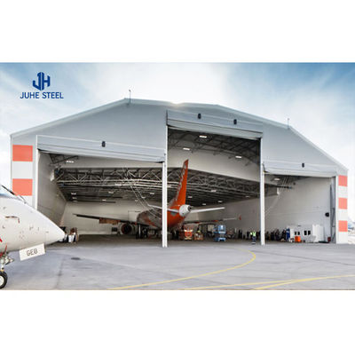 Q235/Q345B Çelik Yapı Bina ile Sismik ve Rüzgar Dirençli Yüksek Yüksek Hangar