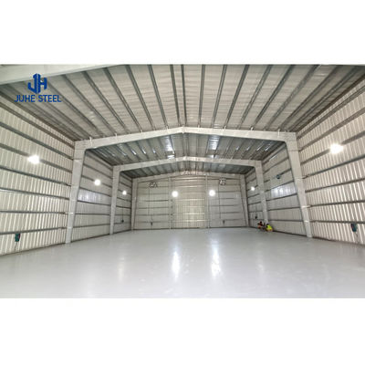 Q235/Q345B Çelik Yapı Bina ile Sismik ve Rüzgar Dirençli Yüksek Yüksek Hangar