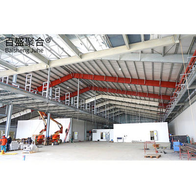 Endüstriyel Binalar Metal Prefabrik Yapılar Katı H şeklinde Çelik kiriş