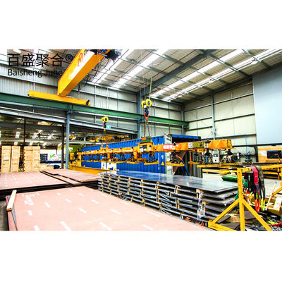 Endüstriyel Binalar Metal Prefabrik Yapılar Katı H şeklinde Çelik kiriş
