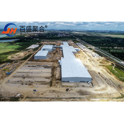 Çelik Yapı Atölyesi Uzun Uzaylı Çatı Çubukları ve Galvanizli Çerçeve ile Özel Çadır