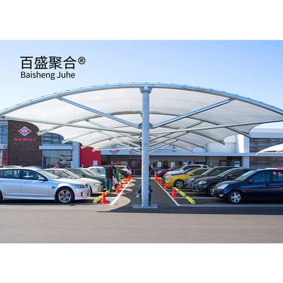 Modern Yumuşak Su geçirmez Rüzgâr geçirmez PVDF PTFE Membran Yapısı Carports Çadır Tasarımı