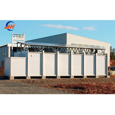 Q235 Q355B Çelik sınıfı Modern prefabrik inşaat için yapısal çelik çerçeve atölyesi