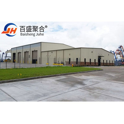 Q235 Q355B Çelik sınıfı Modern prefabrik inşaat için yapısal çelik çerçeve atölyesi