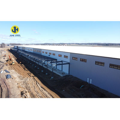 Solid H-shape Steel Beam Prefabrikated Metal Warehouse Bahçe Çadırı/Alat Evi için Hangar